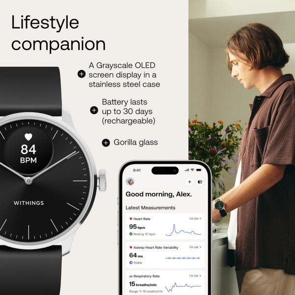 Withings ScanWatch Light Akll Saat-Blue 