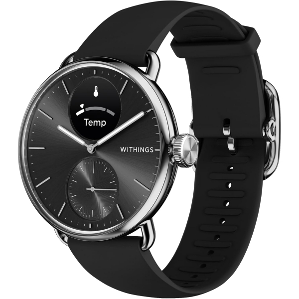 Withings ScanWatch 2 Hybrid Akll Saat (38mm)-Black