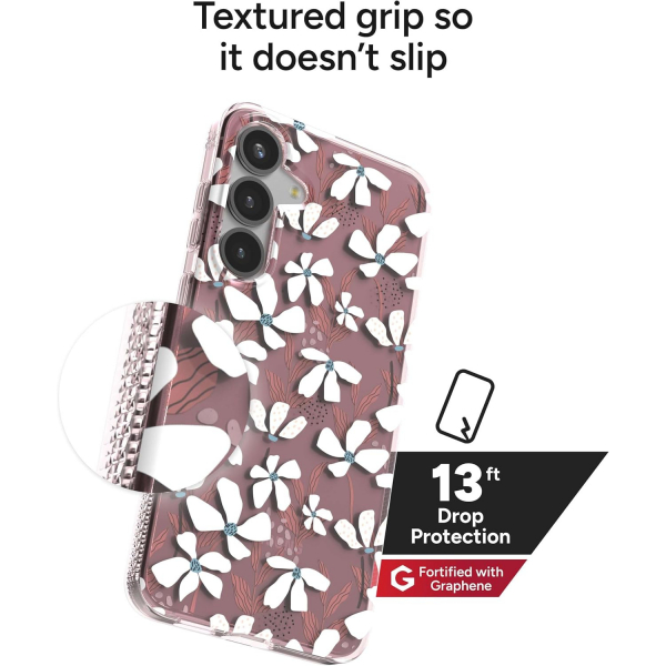 ZAGG Samsung Galaxy S25 Plus Milan Klf-Floral Purple 