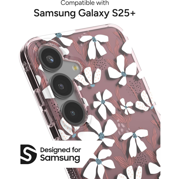 ZAGG Samsung Galaxy S25 Plus Milan Klf-Floral Purple 