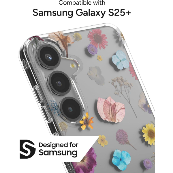 ZAGG Samsung Galaxy S25 Plus Milan Klf-Floral Pink 