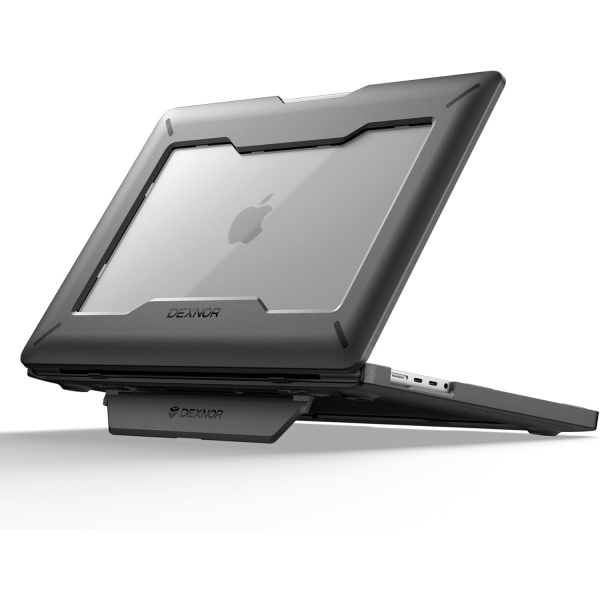 Dexnor MacBook Pro M4 Kickstandl Klf (16 in)-Black 