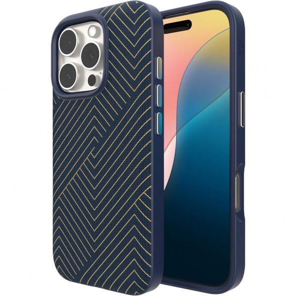 Zagg Apple iPhone 16 Pro London Snap Klf -Navy Blue