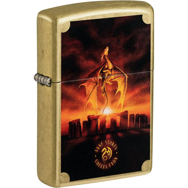 Zippo Anne Stokes Krmz Dragon akmak