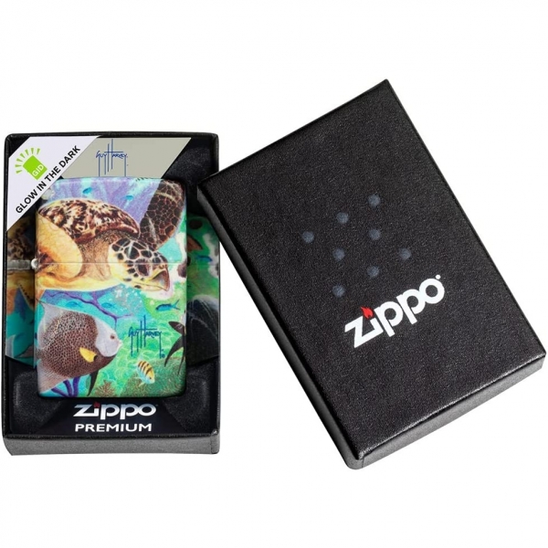 Zippo Guy Harvey Kaplumbaa akmak 