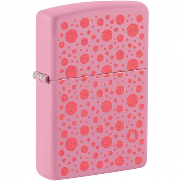 Zippo Puantiyeli Pembe Mat akmak