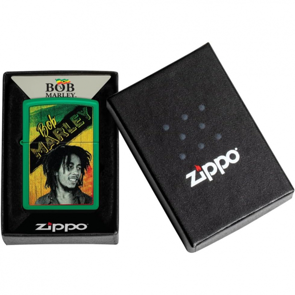 Zippo Bob Marley Yeil akmak