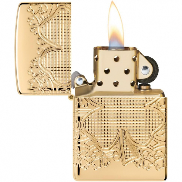 Zippo Elmas Desenli Siyah Buz akmak 