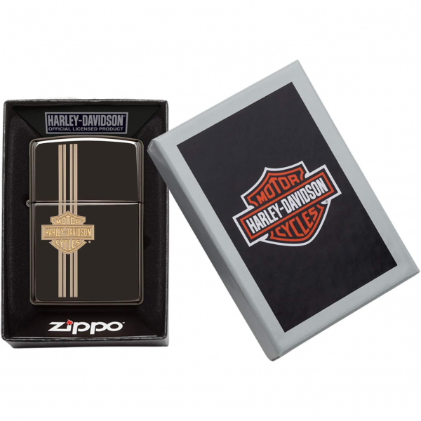 Zippo Harley Davidson Siyah akmak