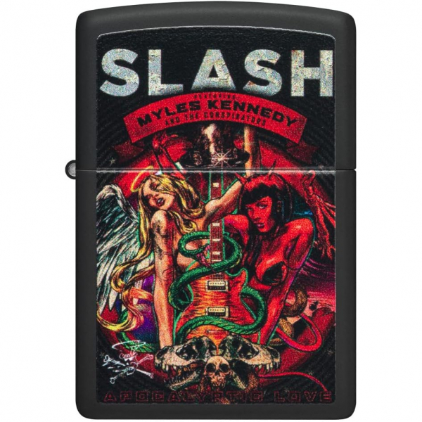 Zippo Slash Siyah Mat akmak 