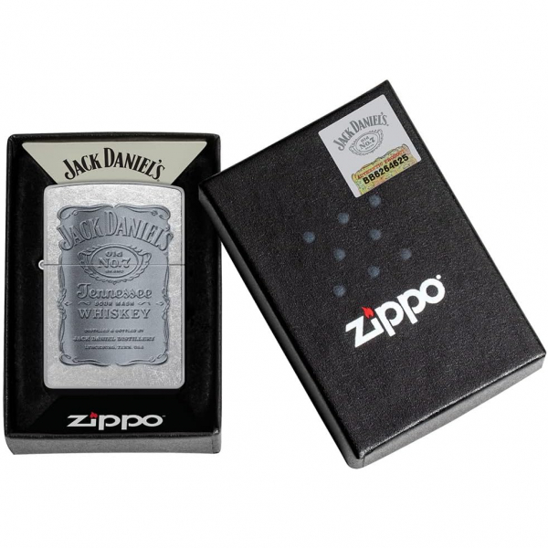 Zippo Jack Daniels Silver Logo akmak 