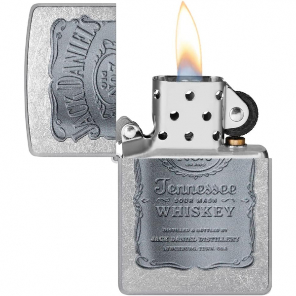 Zippo Jack Daniels Silver Logo akmak 