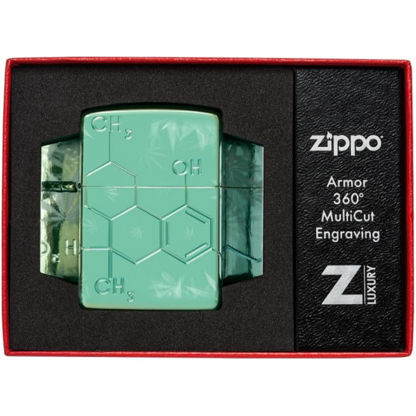 Zippo Yeil Yaprak Bileii akmak