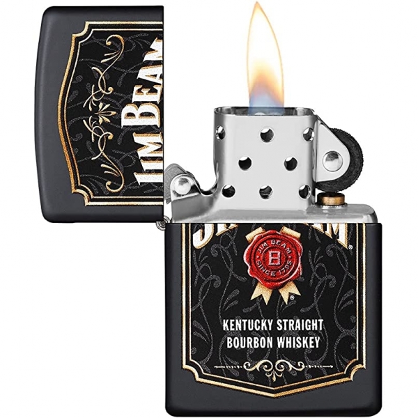 Zippo Jim Beam akmak (Siyah)