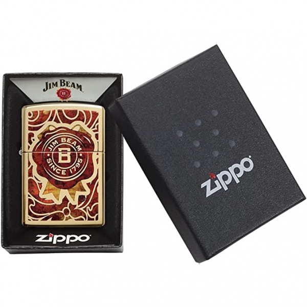 Zippo Jim Beam akmak (Krmz)