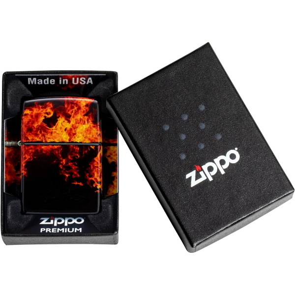 Zippo Yanan Ate akmak 