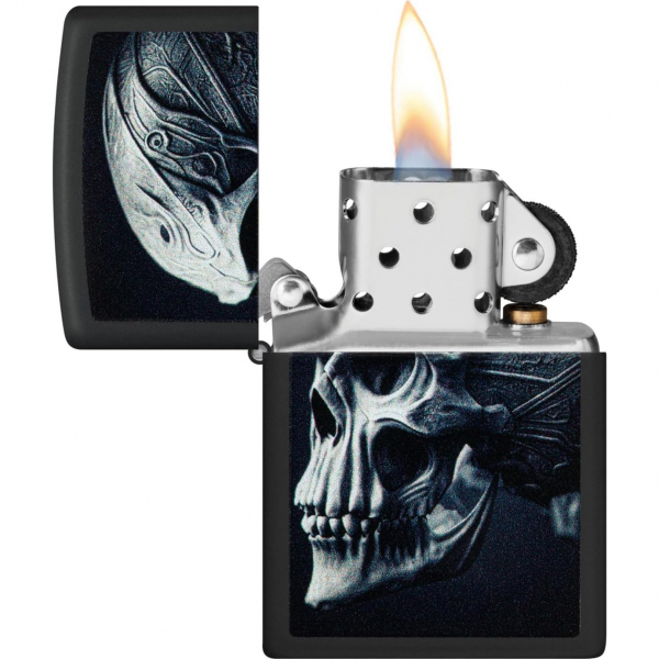 Zippo Siberpunk Kafatas akmak