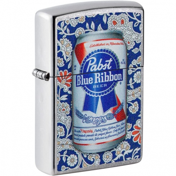 Zippo Pabst Blue Ribbon akmak (Mavi)