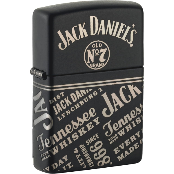 Zippo Jack Daniels Mat Siyah akmak