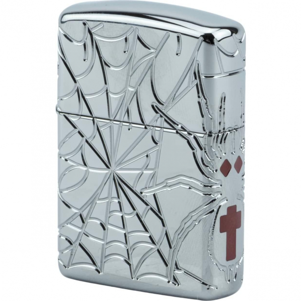 Zippo Spider Derin Oymal Zrh akmak