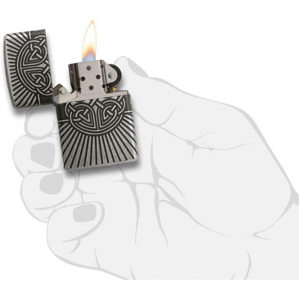 Zippo Spiritual Silver akmak