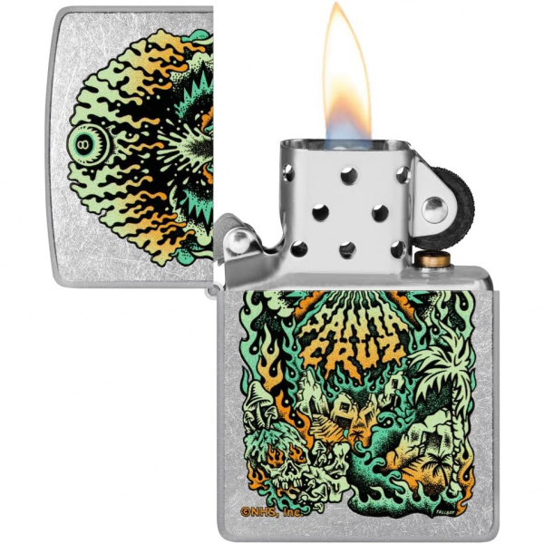 Zippo Santa Cruz Volkan Tasarm akmak 