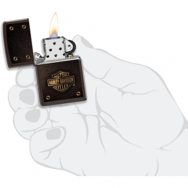 Zippo Harley Davidson Kahverengi akmak