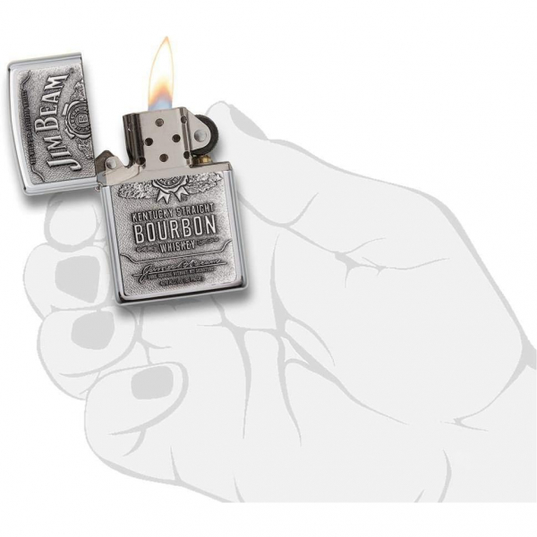 Zippo Jim Beam akmak (Kalayl Amblem)