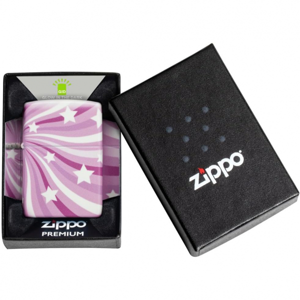 Zippo Karanlkta Parlayan Pembe Yldz akmak