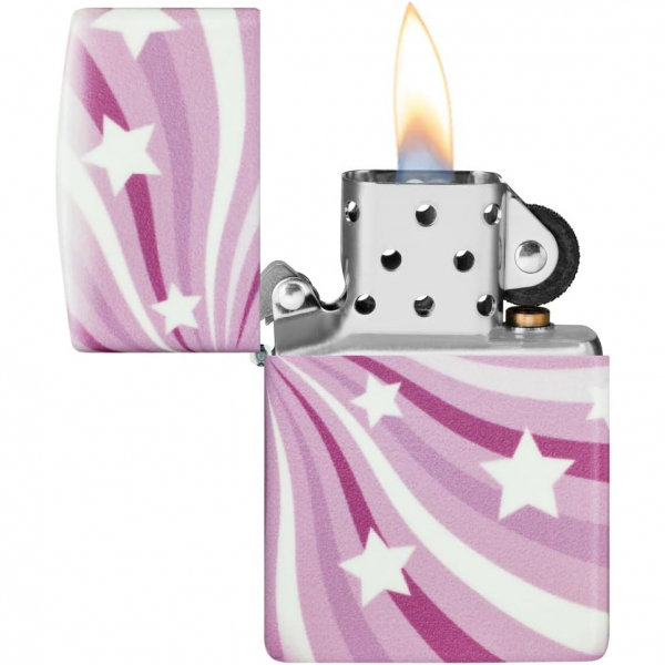 Zippo Karanlkta Parlayan Pembe Yldz akmak