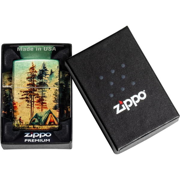 Zippo Kamp Zamannda Yeil akmak 