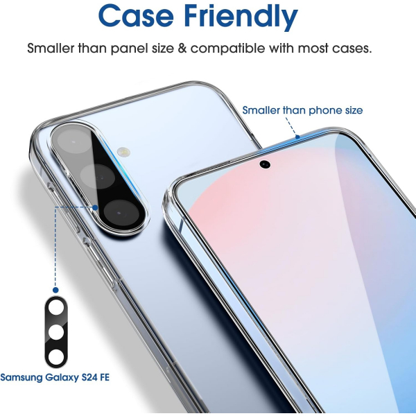 amFilm Galaxy S24 FE Temperli Cam Ekran Koruyucu