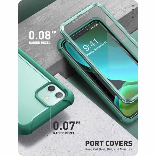 i-Blason Apple iPhone 11 Ares Serisi Klf-Mint Green