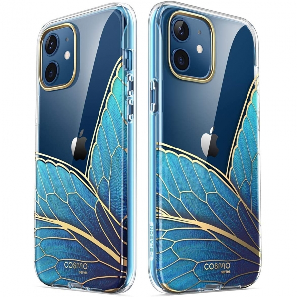 i-Blason Apple iPhone 12 Cosmo Serisi Klf-Butterfly