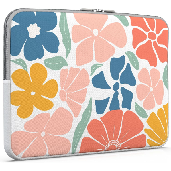 iCasso MacBook Air/Pro Tama antas (13-14 in)-Colorful Flower