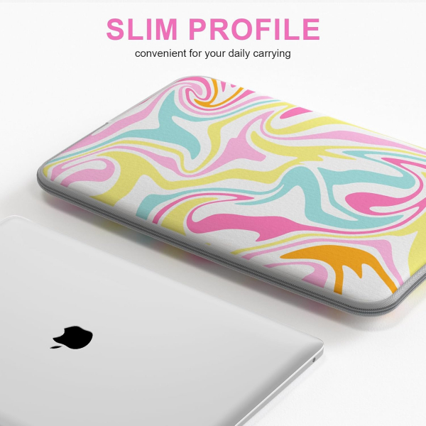 iCasso MacBook Air/Pro Tama antas (13-14 in)-Colorful Fluid 