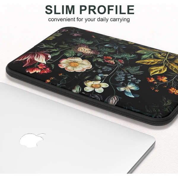 iCasso MacBook Air/Pro Koruyucu anta (13-14 in)-Vintage Floral