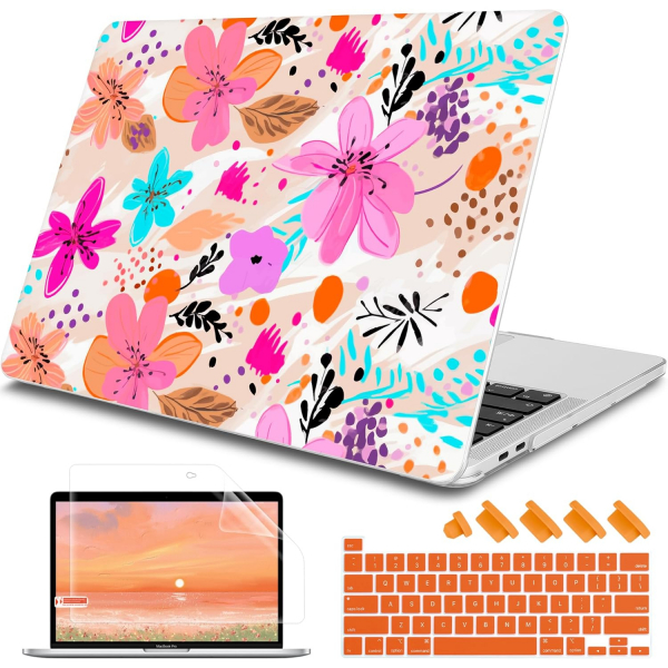 Tuiklol MacBook Pro Sert Kabuk Klf (13 in)-Abstract 