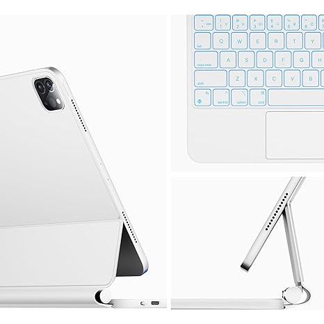 nimin Standl iPad Air M2 Klavyeli Klf (11 in)-White