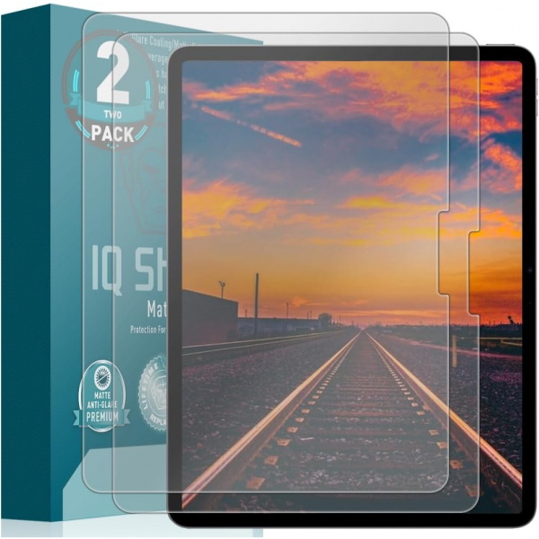 IQShield iPad Pro Mat Ekran Koruyucu (13 in)(2 Adet)