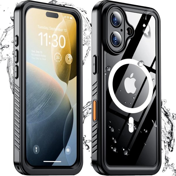 Temdan Apple iPhone 16 Plus Su Geirmez Klf 