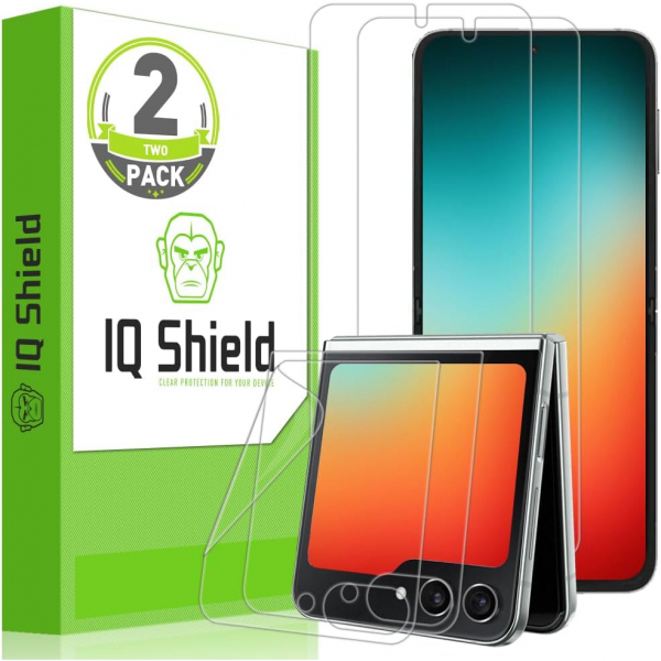 IQShield effaf Galaxy Z Flip 6 Ekran Koruyucu (2 Adet)