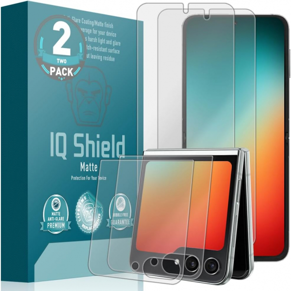 IQShield Mat Galaxy Z Flip 6 Ekran Koruyucu (2 Adet)