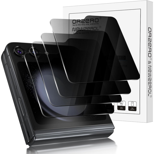 Orzero Privacy Galaxy Z Flip 6 Ekran Koruyucu (4 Adet)