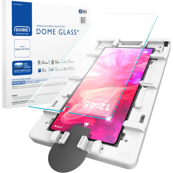 Whitestone Galaxy S25 Ultra Dome Glass Ekran Koruyucu 