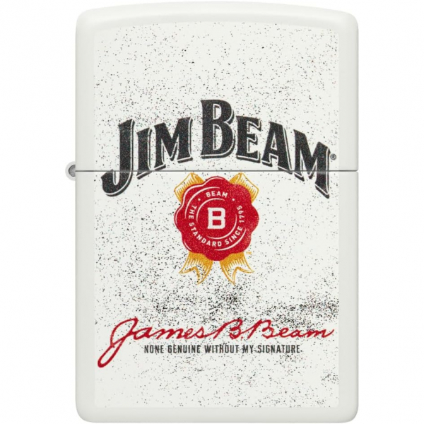 Zippo Jim Beam Beyaz akmak