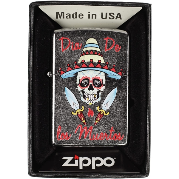 Zippo Dia De Los Muertos akmak