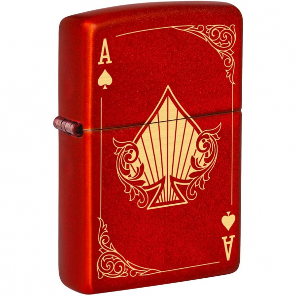 Zippo Ace Metalik Krmzs akmak 