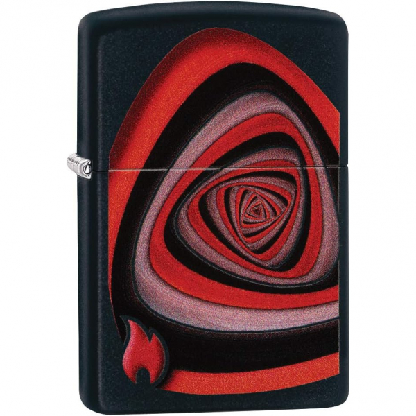 Zippo Krmz ve Siyah Girdap akmak